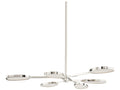 Corbett Lighting 6-Light Beirut LED Chandelier in Burnished Nickel
