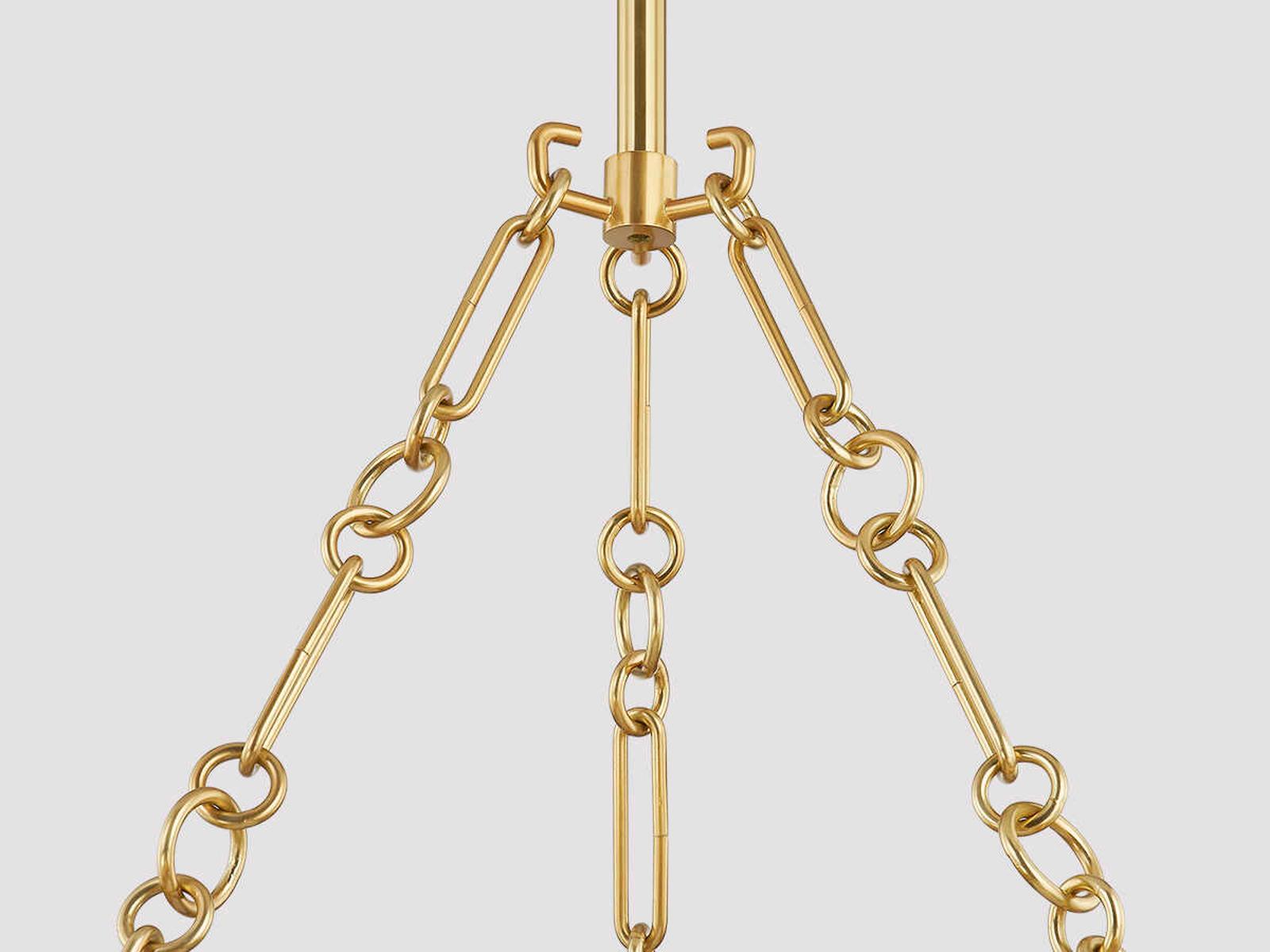 Corbett Lighting 12-Light Althea Chandelier in Vintage Polished Brass