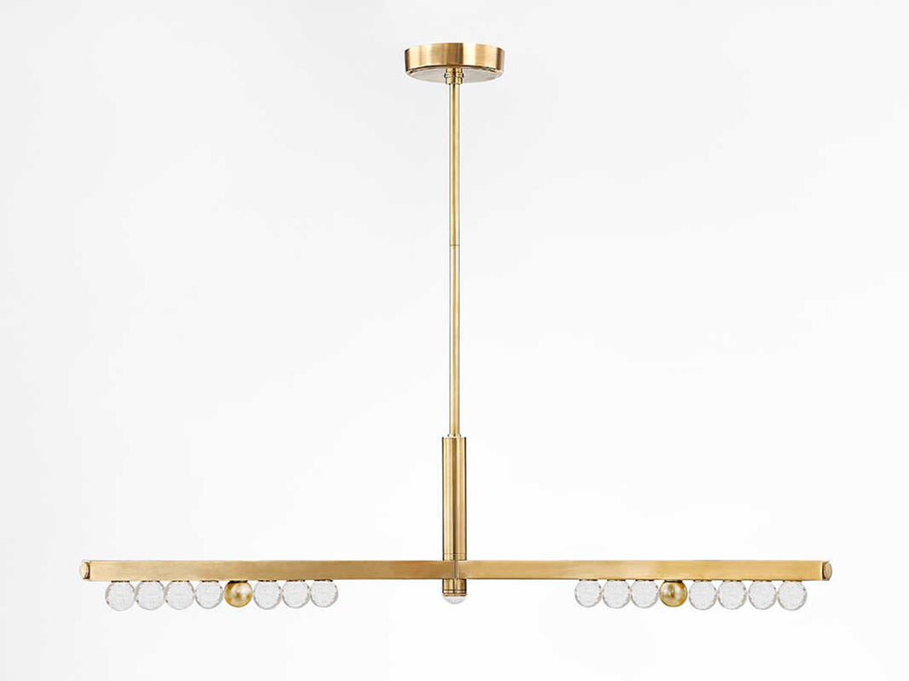 Corbett Lighting 3-Light Annecy LED Chandelier Vintage Brass
