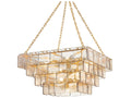 Corbett Lighting 17-Light Regal Chandelier in Vintage Gold Leaf
