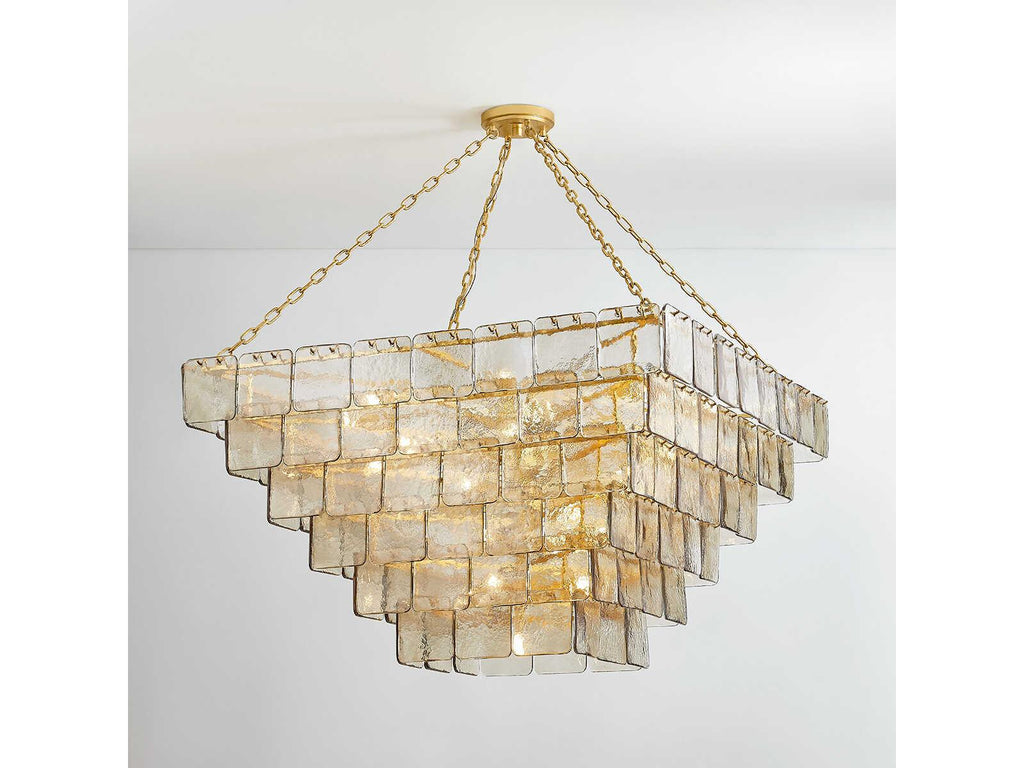 Corbett Lighting 29-Light Regal Chandelier in Vintage Gold Leaf