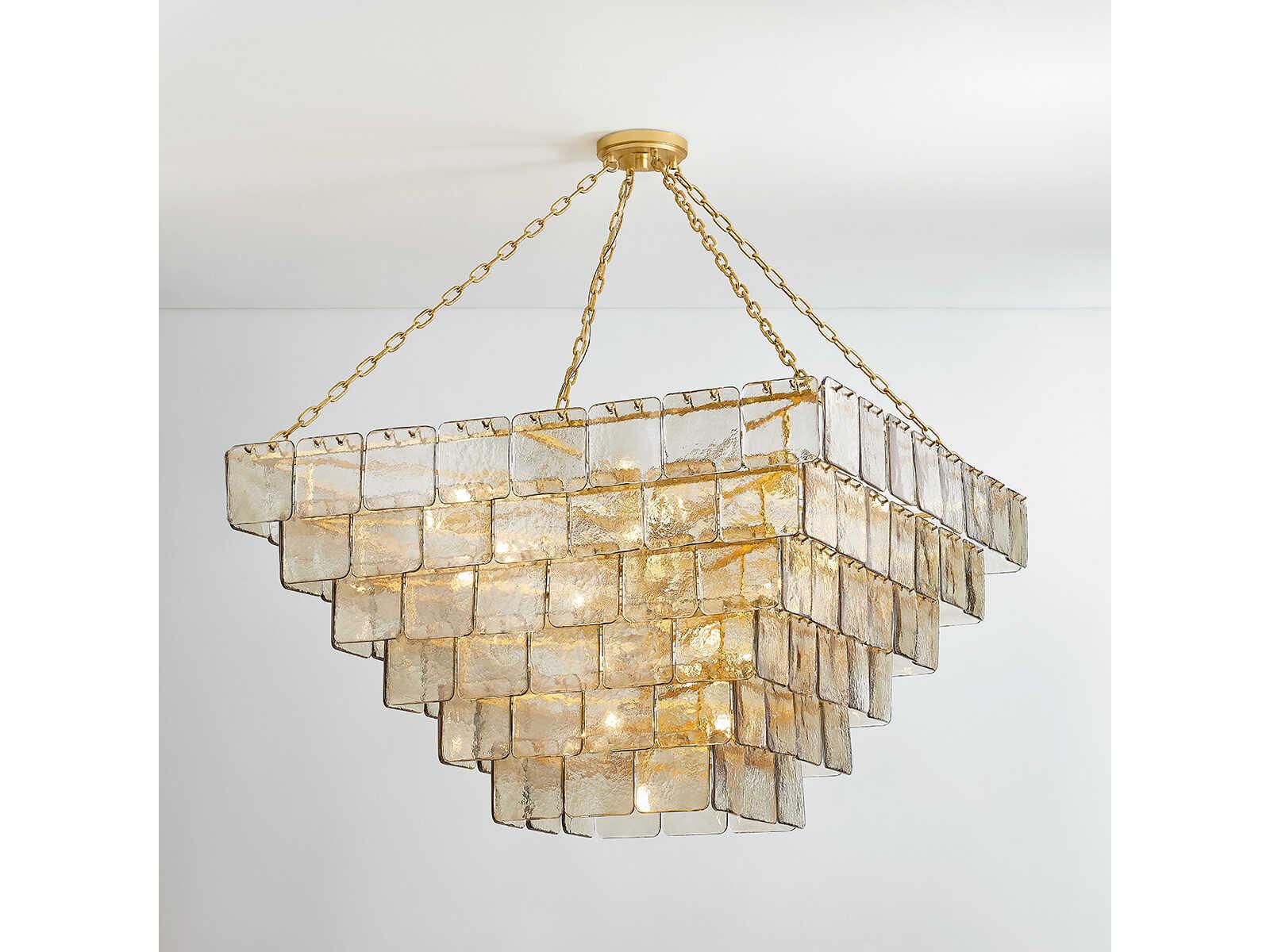 Corbett Lighting 29-Light Regal Chandelier in Vintage Gold Leaf