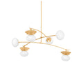 Corbett Lighting Ceylon 6-Light Pendant Light in Vintage Gold Leaf