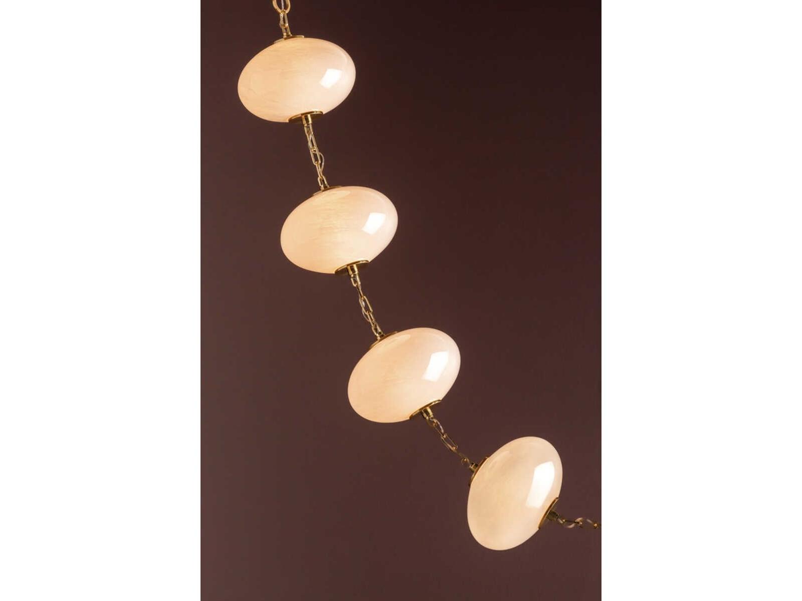 Corbett Lighting Nephele 16-Light Contemporary LED Chandelier in Vintage Polished Brass