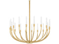 Corbett Lighting 18-Light Amalthea Chandelier in Vintage Brass