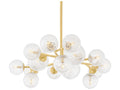 Corbett Lighting 15-Light Glasgow Chandelier Vintage Polished Brass