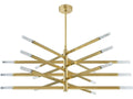 Corbett Lighting Strasbourg 18-Light LED Chandelier in Vintage Brass
