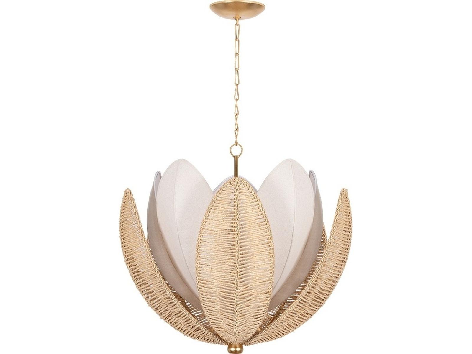 Corbett Lighting 10-Light Costa Brava Chandelier in Vintage Gold Leaf