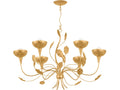 Corbett Lighting Innsbruck 6-Light Vintage Gold Leaf Bowl Chandelier
