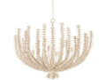 Corbett Lighting Pedrillo 8-Light Cream Plaster Off White Candelabra Round Chandelier