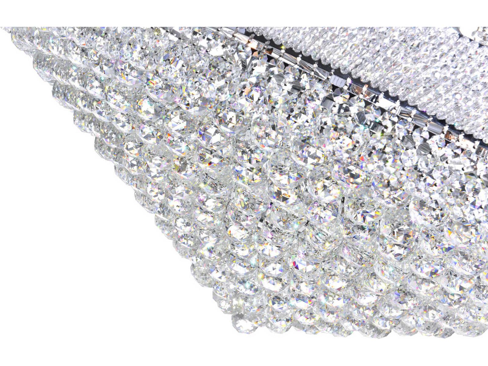 CWI Lighting 38-Light Empire Chandelier in Chrome with K9 Crystals