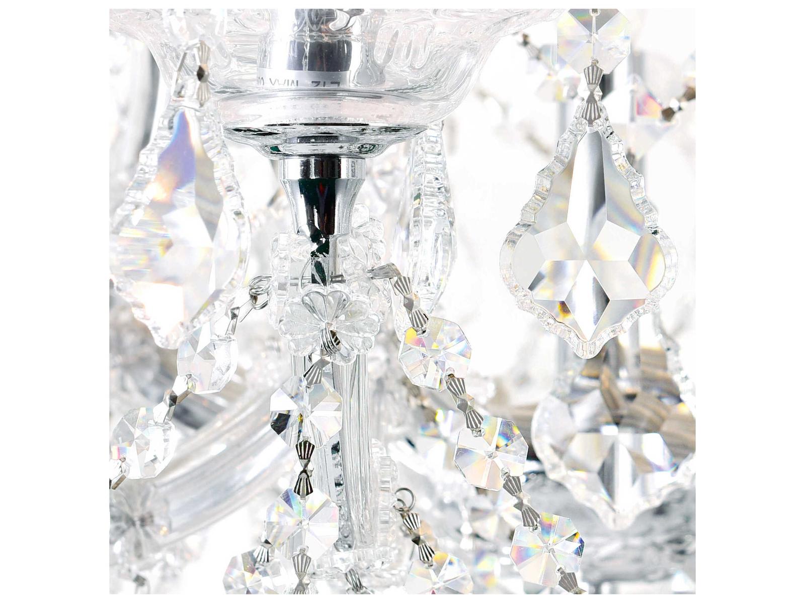 CWI Lighting 49-Light Maria Theresa Chandelier with Clear Crystal and Chrome Finish