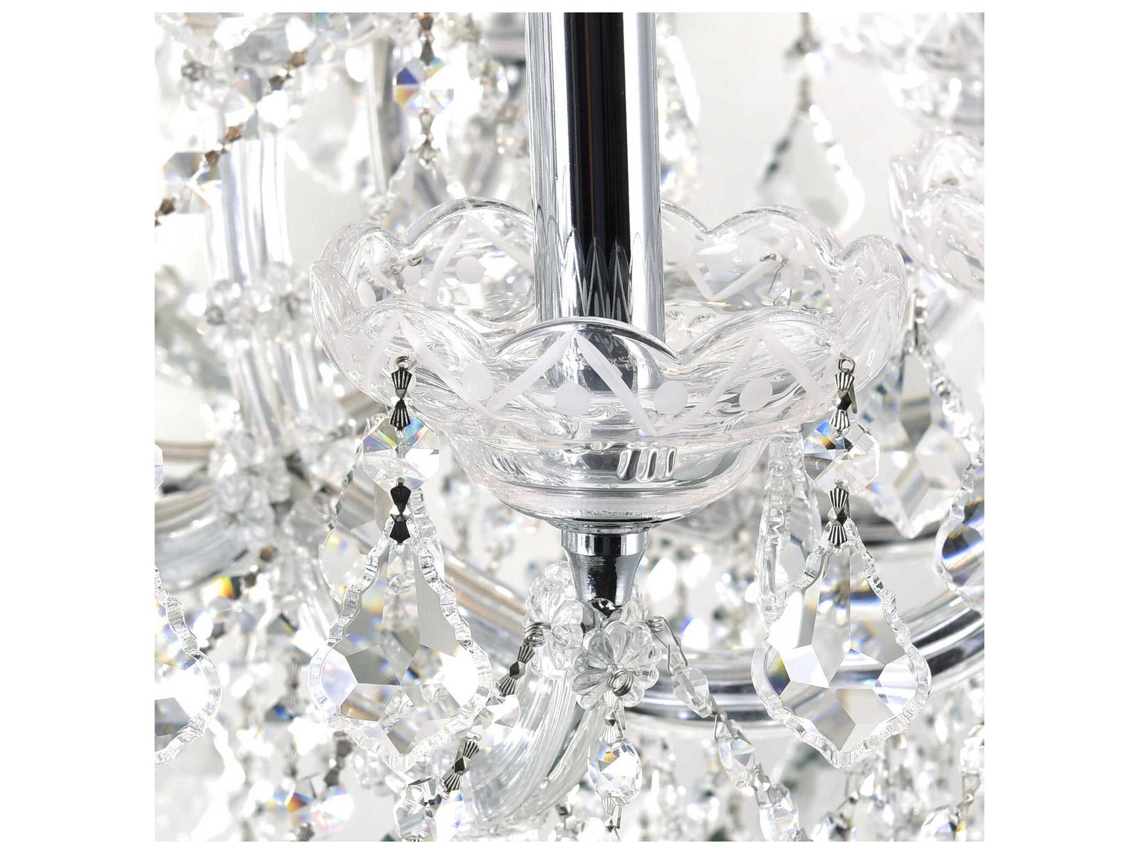 CWI Lighting 84-Light Maria Theresa Chandelier in Chrome with Clear Crystal