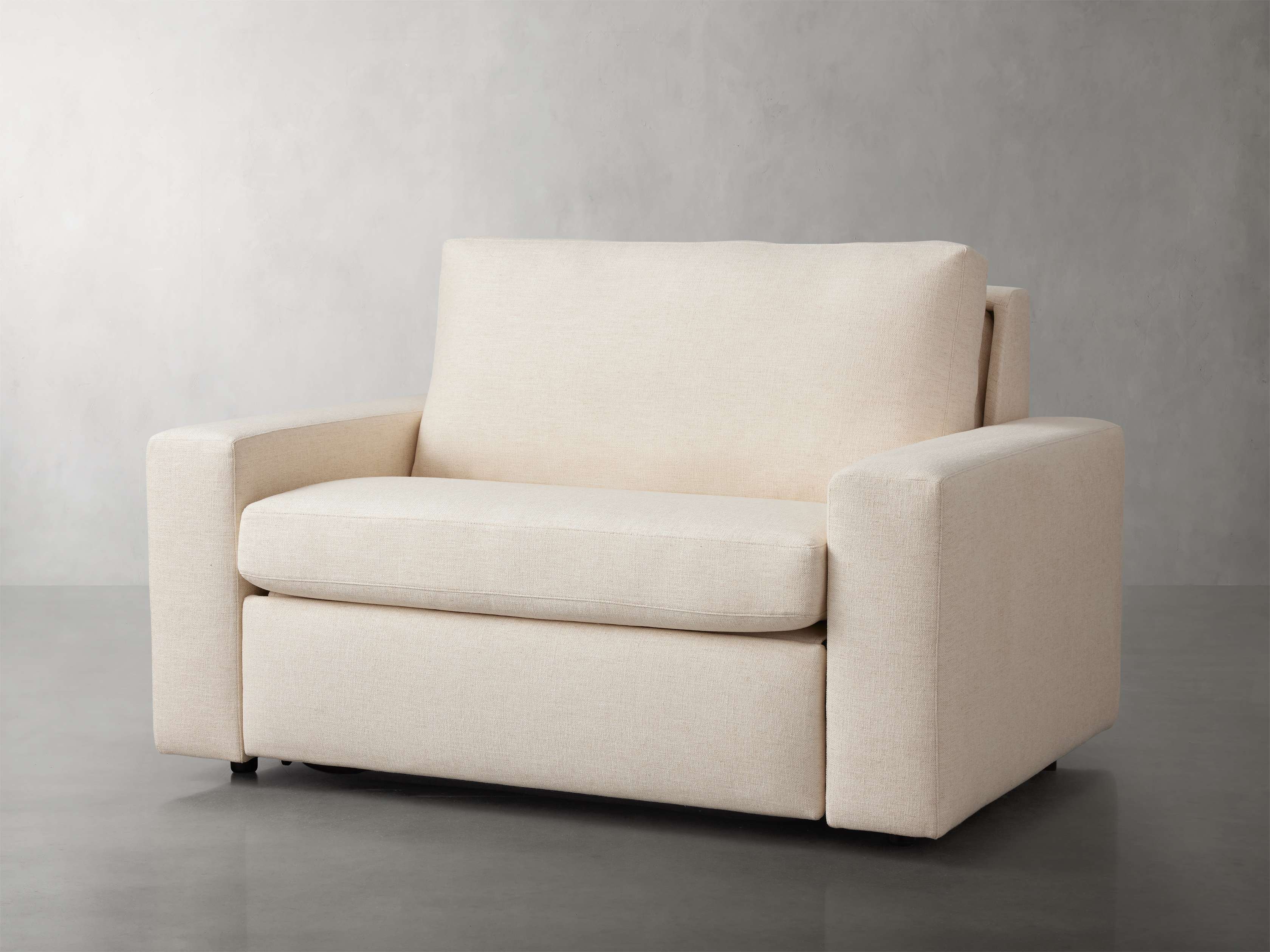 Kipton Wide Arm Luxury Twin Sleeper Chair