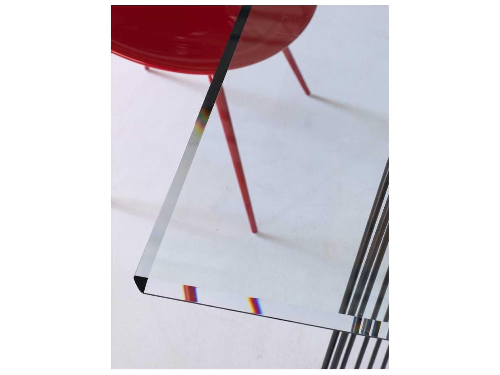 Anapo By Gordon Guillaumier Rectangular Glass Dining Table