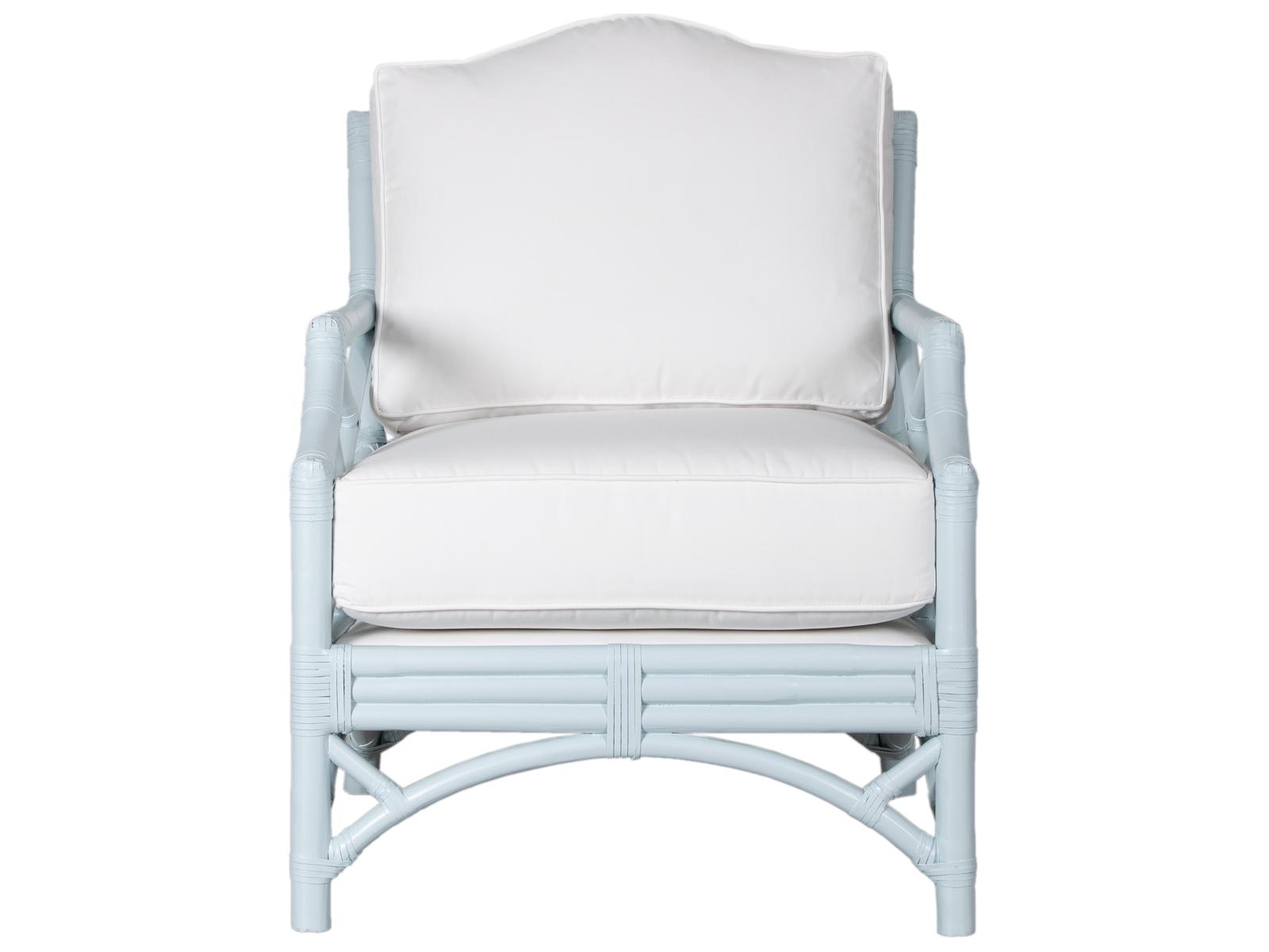Chippendale Upholstered Lounge Chair with Custom Finish and Fabric