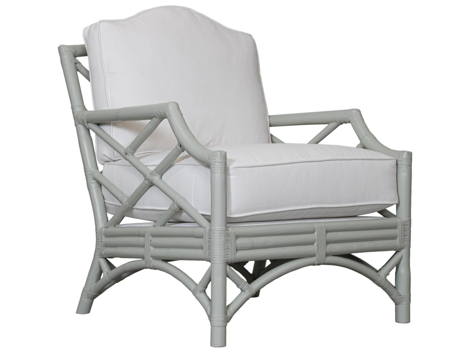 Chippendale Upholstered Lounge Chair with Custom Finish and Fabric