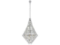 Elegant Lighting Adaline 38-Light Chrome Tiered Chandelier with Royal Cut Crystal
