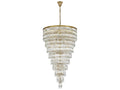 Elegant Lighting Josephine 61-Light Satin Gold Tiered Chandelier