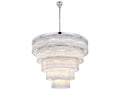 Elegant Lighting 40-Light Harlow Tiered Chandelier in Chrome with Clear Royal Cut Crystal