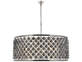 Elegant Lighting Madison 10-Light Polished Nickel Crystal Drum Chandelier