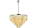 Elegant Lighting Sydney 33-Light Polished Nickel Gold Crystal Tiered Chandelier