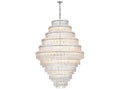 Elegant Lighting Emilia 33-Light Chrome Tiered Chandelier with Clear Royal Cut Crystals