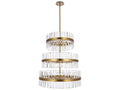 Elegant Lighting Serephina 46-Light Round Tiered Chandelier in Satin Gold