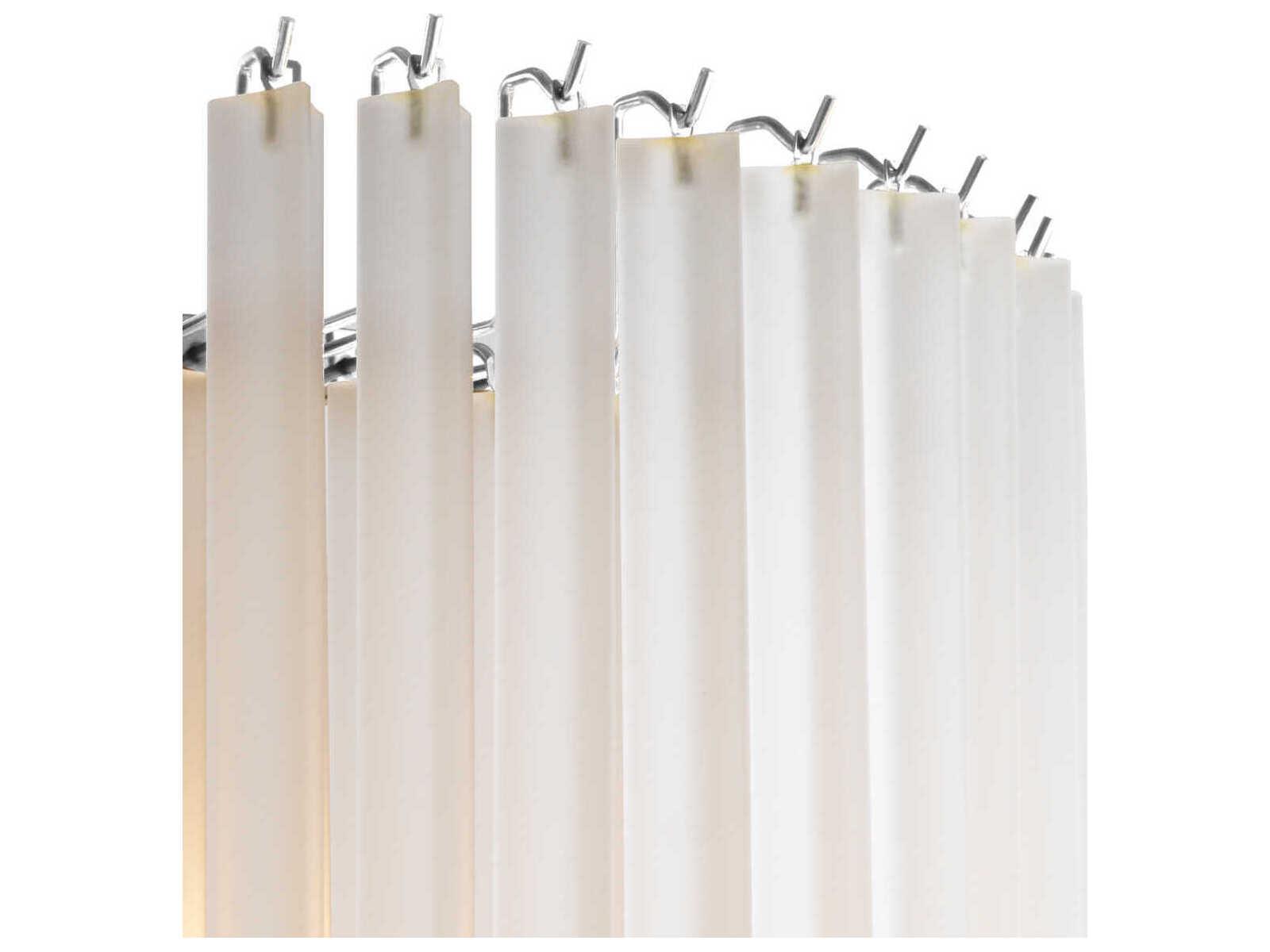 Eichholtz Nova 9-Light Chandelier in Nickel with Frosted Glass Droplets