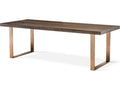 Melchior Brown Oak Veneer Cm Dining Table