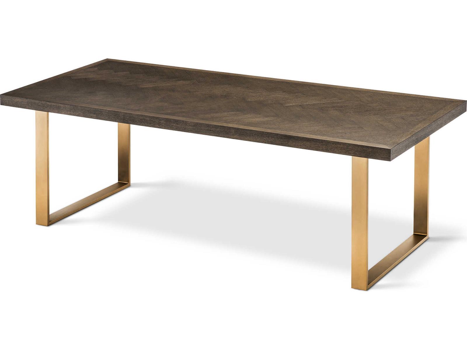 Melchior Brown Oak Veneer Cm Dining Table
