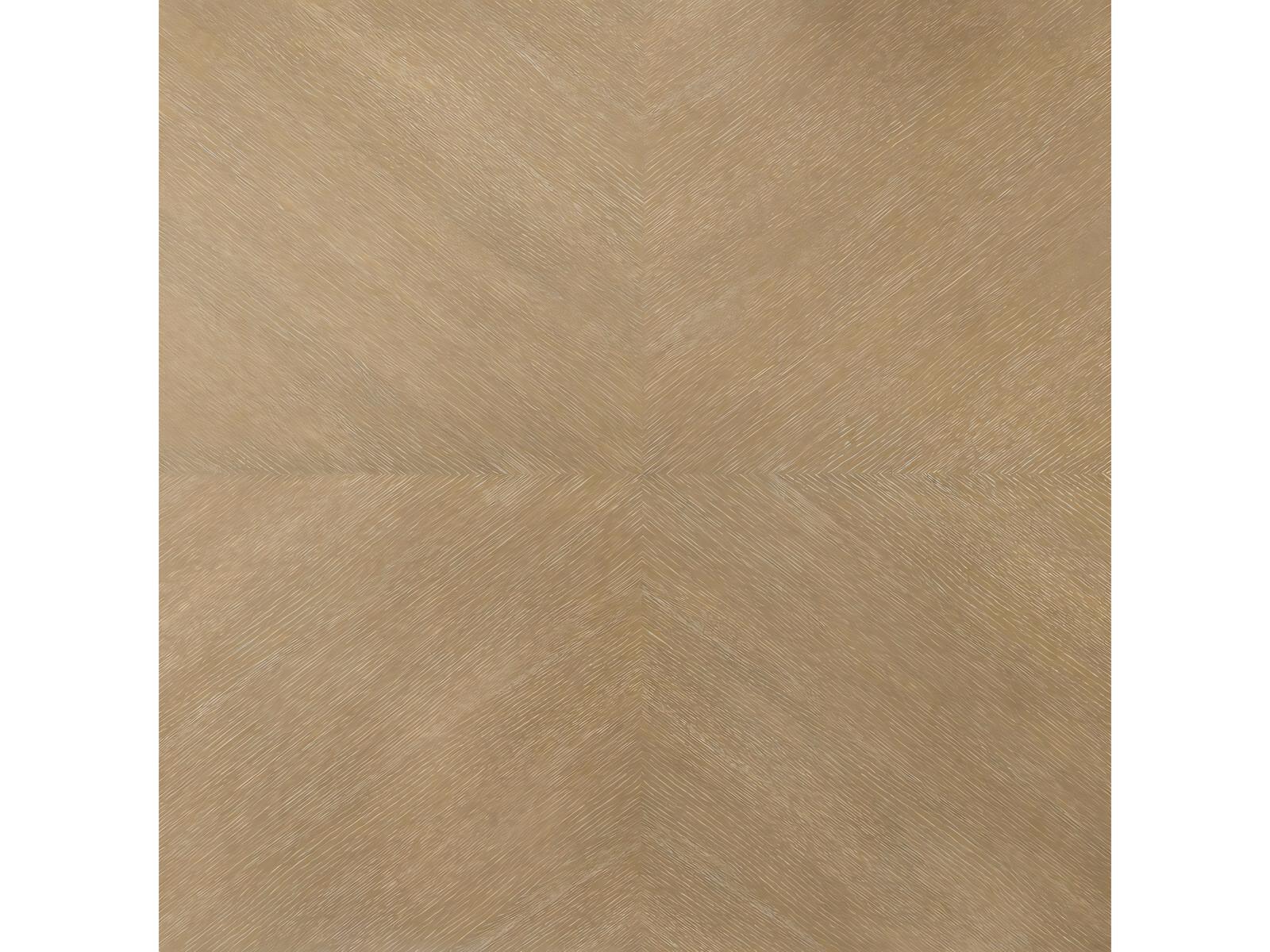 Remington 118 Inch Rectangle Dining Table Washed Oak Veneer and Brushed Brass