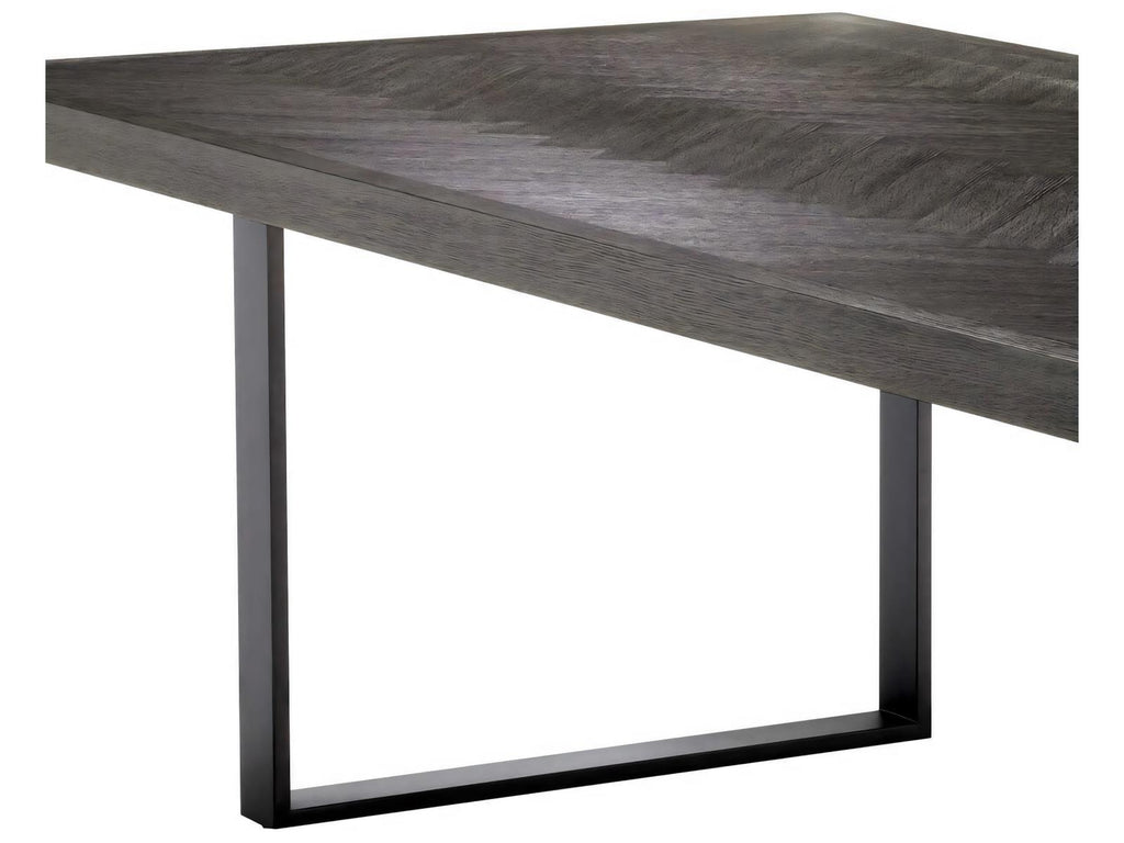 Melchior Charcoal Oak Veneer Cm Dining Table