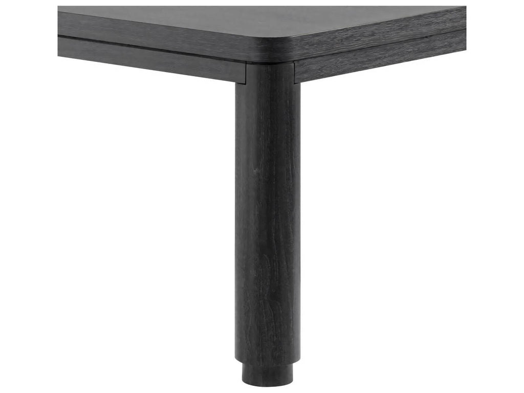 Atelier 118 Inch Rectangle Dining Table in Charcoal Grey Oak Veneer