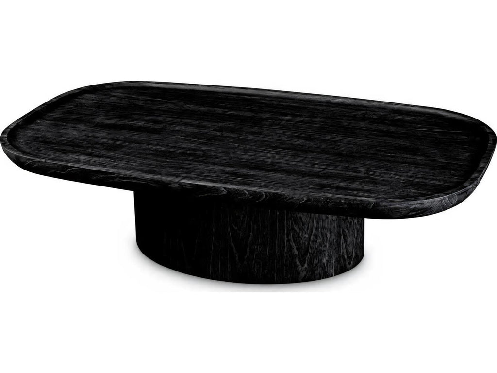 Rouault Rectangle Coffee Table in Charcoal Grey Veneer