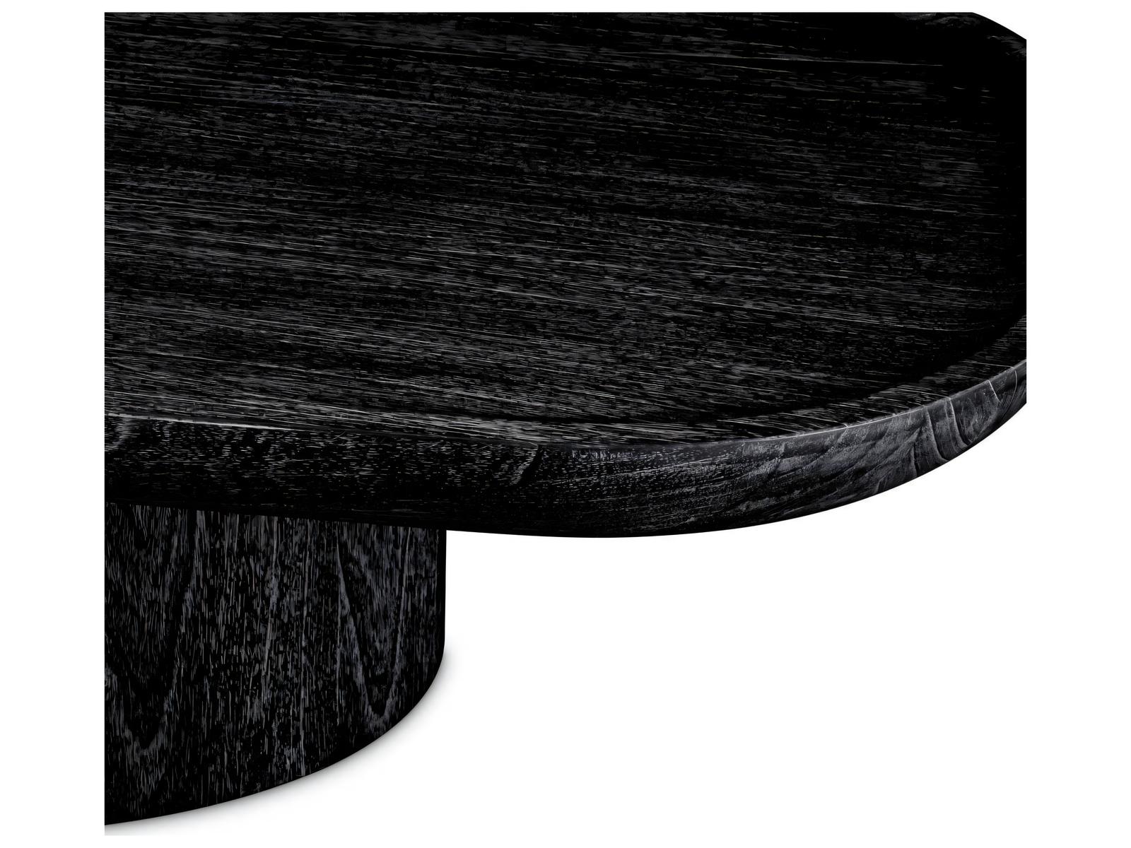 Rouault Rectangle Coffee Table in Charcoal Grey Veneer