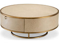 Napa Valley Woven Washed Oak Veneer Coffee Table