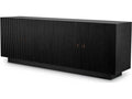 Dimitrios Charcoal Grey Oak Veneer Dresser with Bronze Finish