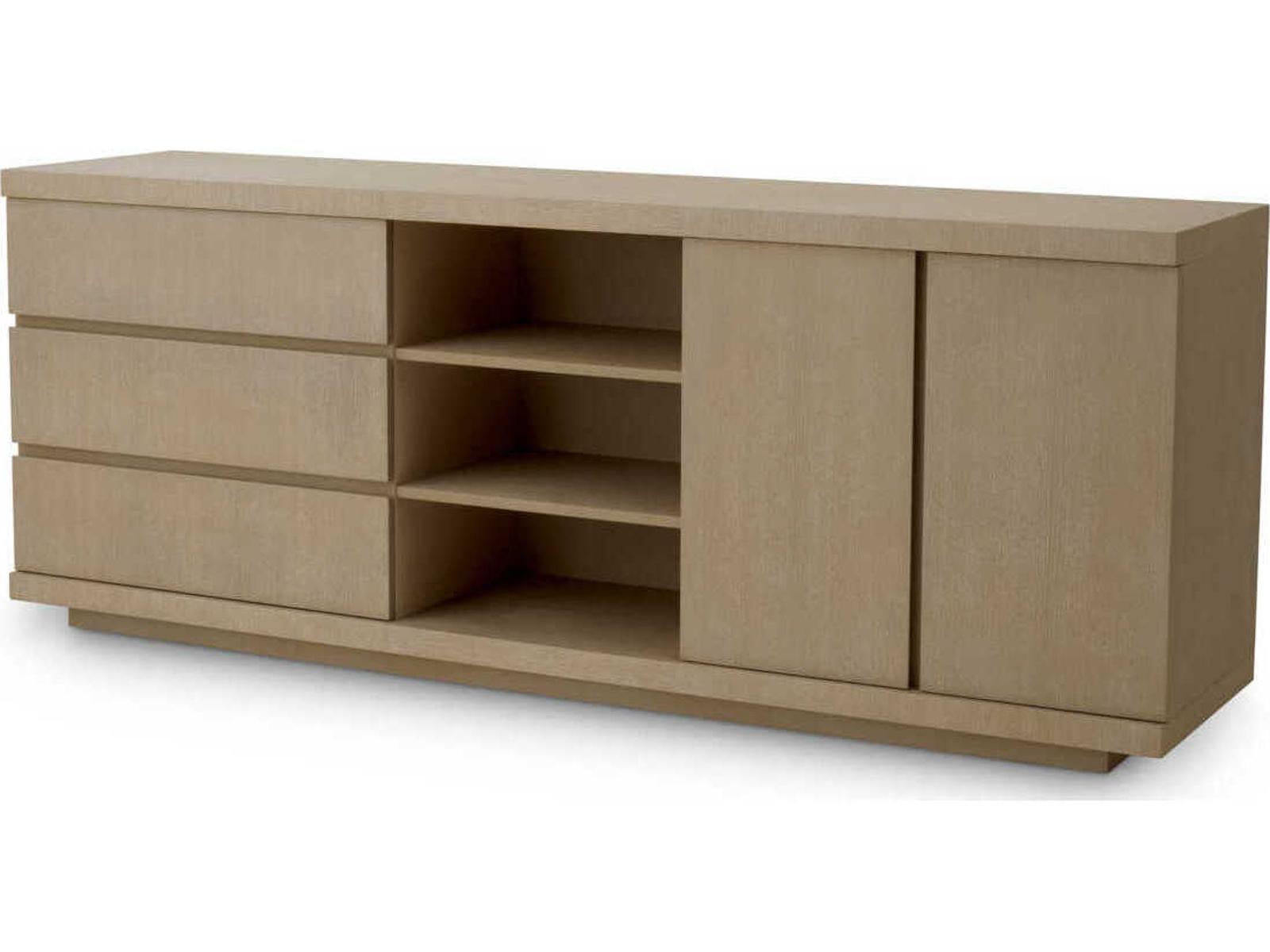 Crosby Washed Oak Veneer Dresser Urban Modern Style