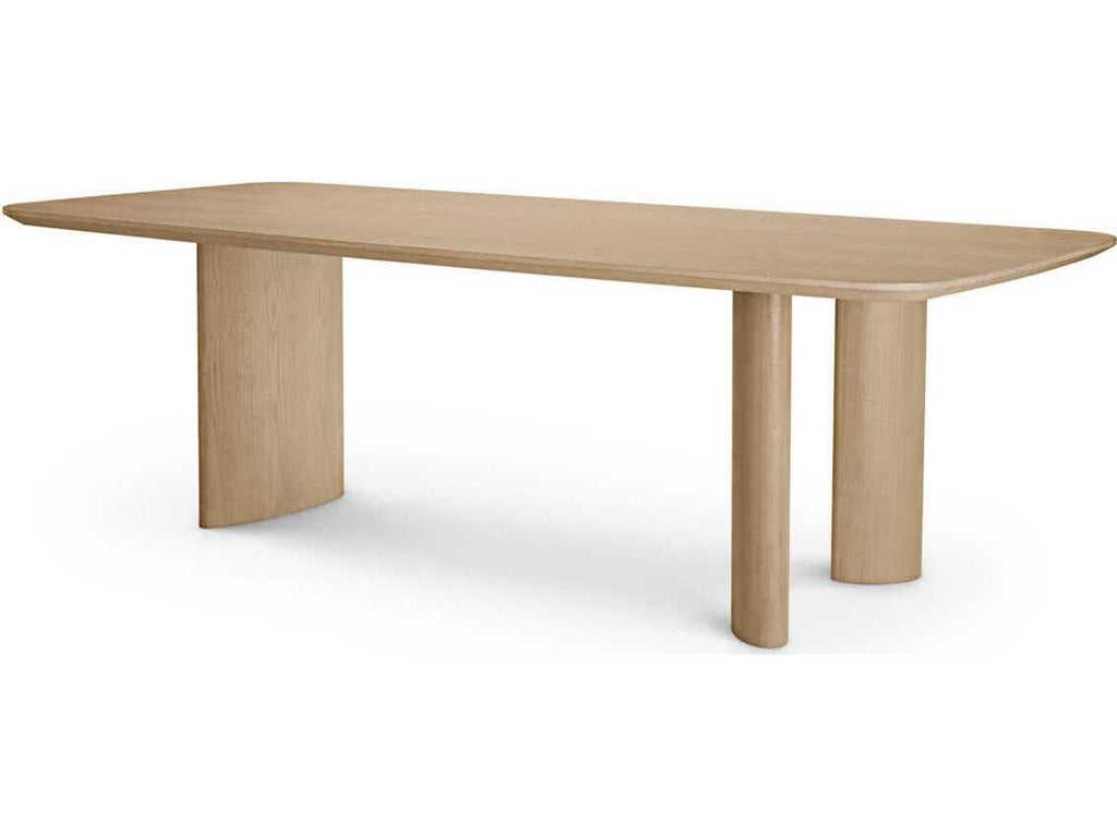 Harmonie S Rectangle Dining Table in Natural Oak Veneer