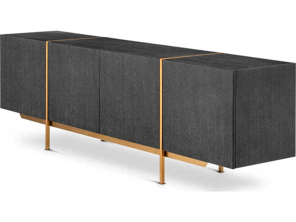 Bazilian Charcoal Grey Oak Veneer Dresser