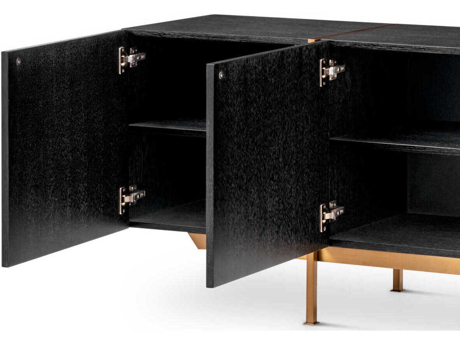 Bazilian Charcoal Grey Oak Veneer Dresser