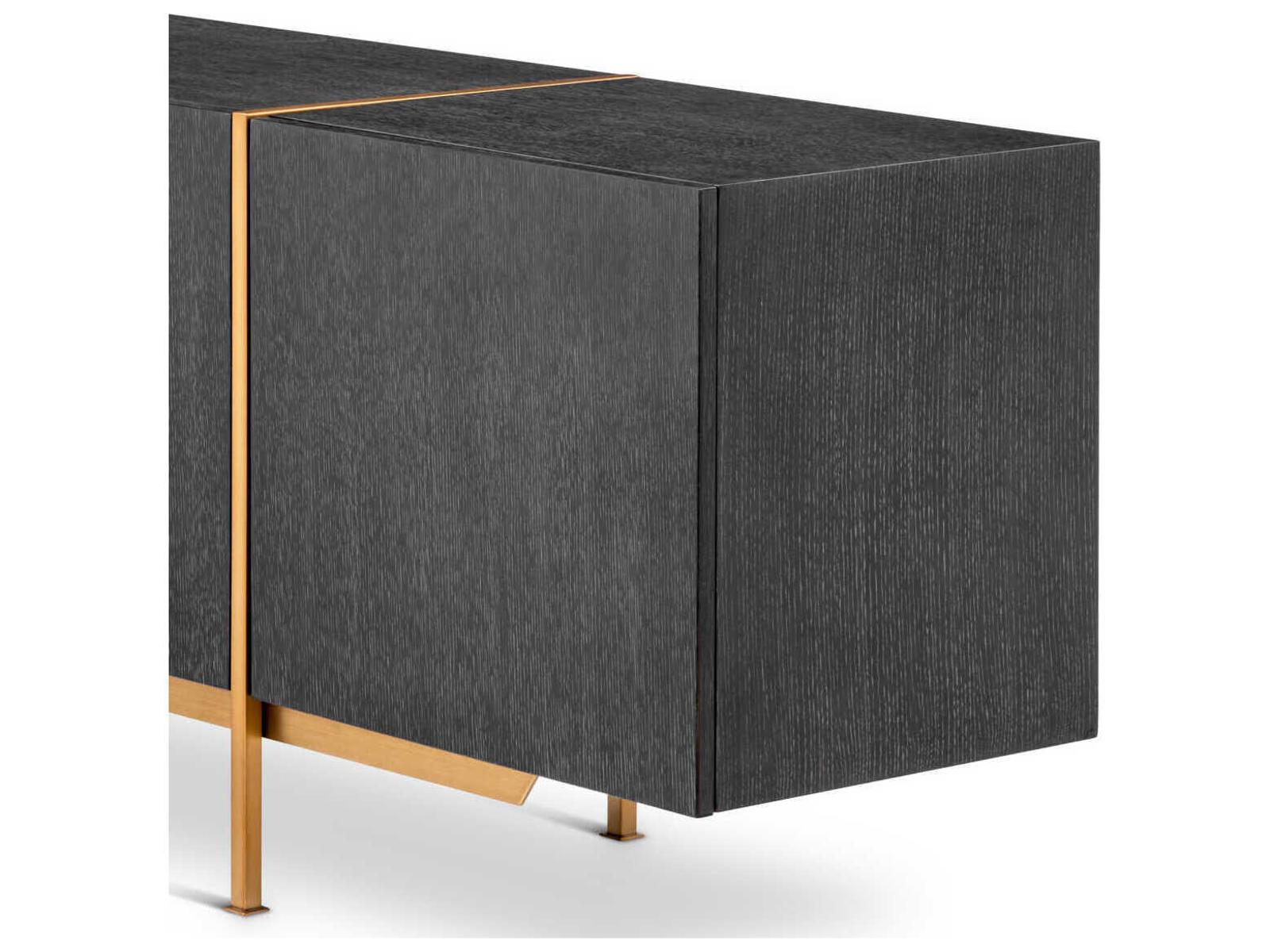 Bazilian Charcoal Grey Oak Veneer Dresser