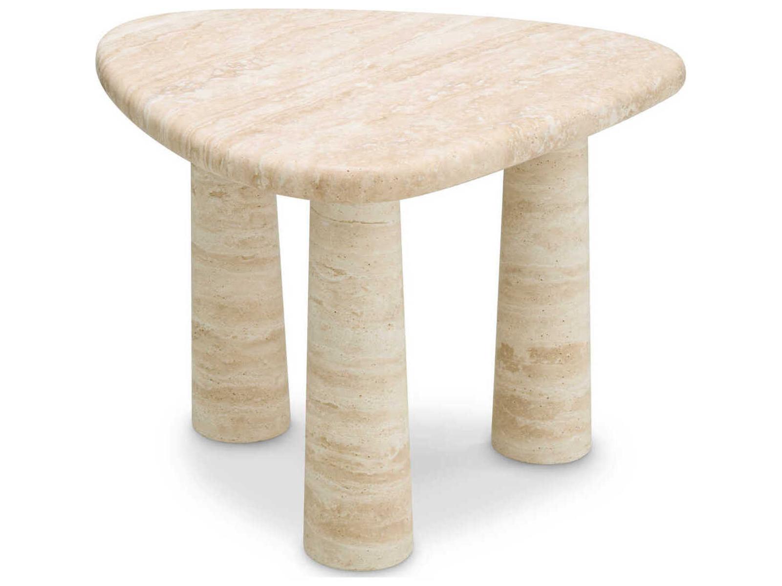 Larino S Travertine Side Table