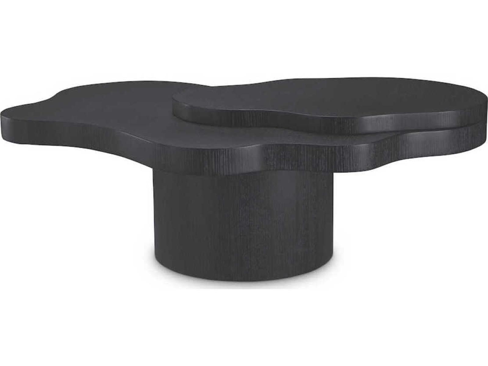 Cesareo Charcoal Grey Oak Veneer Coffee Table