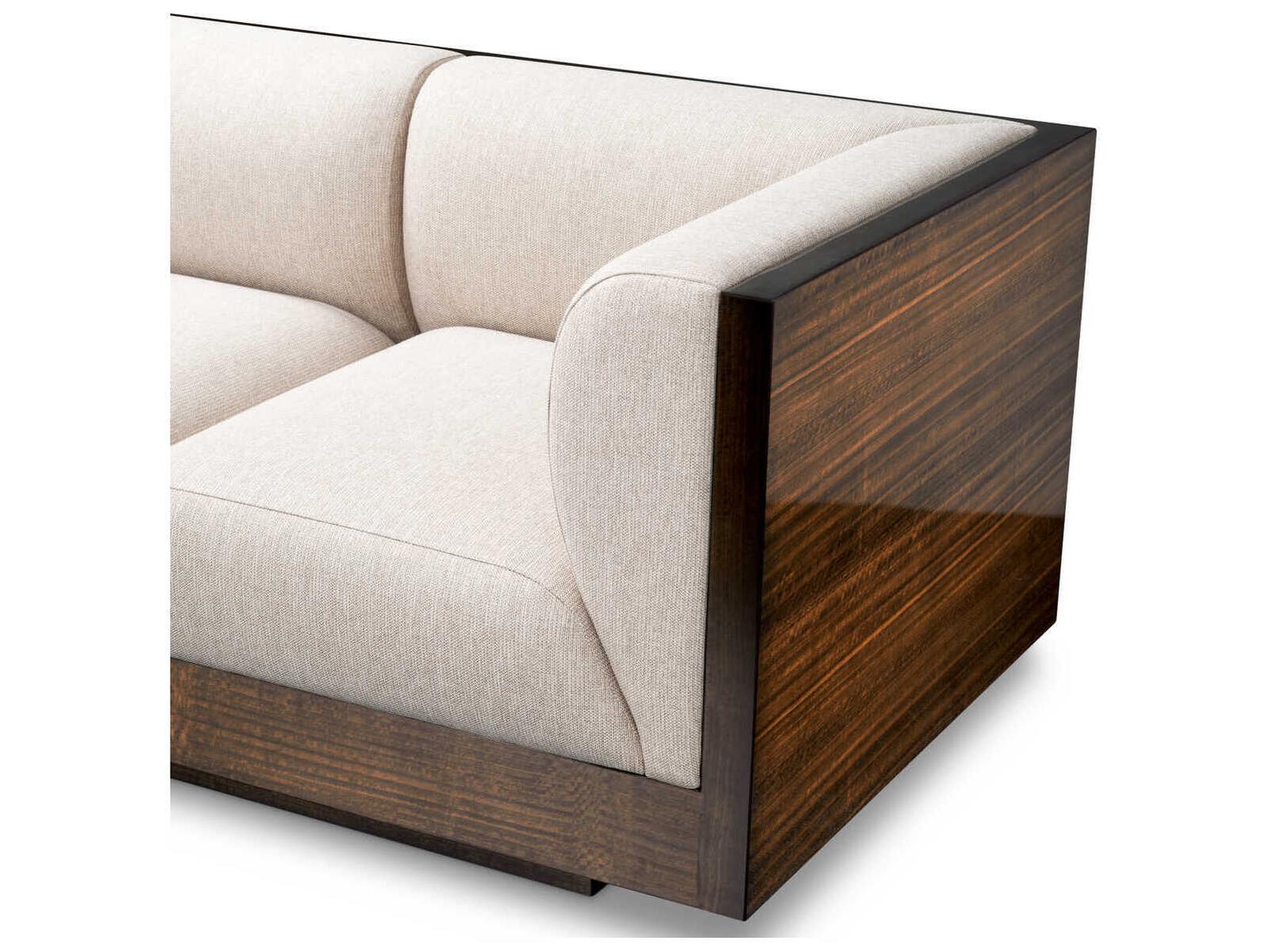 Sebastian Eucalyptus Veneer Loki Natural Sofa