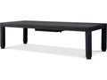 Atelier L Extendable Rectangular Dining Table in Charcoal Grey Oak Veneer