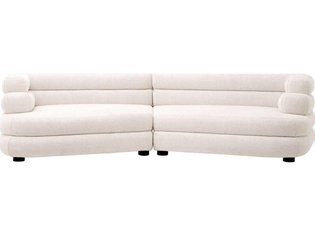 Malaga White Upholstered Modular