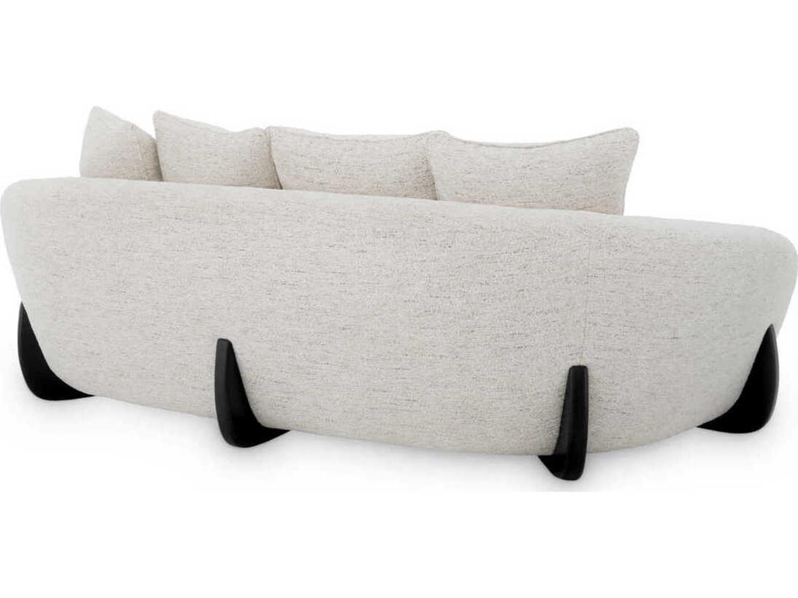 Siderno Cream Upholstered Sofa