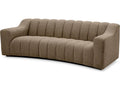 Kelly S 3-Seat Sofa in Stratfort Warm Grey Fabric